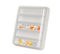 Action Figure Display Case - Figure Storage Cabinet, Miniature Doll Organizer | Multi-Compatibility Collectible Box for Wall, Bedroom, Tabletop Showcase