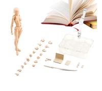 Action Figure Drawing Template - Highly Artist PVC Manikin Portable Multiple Joints Heavy Duty Base Support Accessories | Human Body Figure Model for Dess