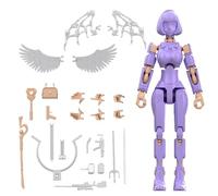 Action Figure For Teens - Movable Joint Dummi Doll, Fully Articulated Block Kit, Finger Exercise Toy, Collectible Desktop Ornament | Interactive Construction Play Figures For Kids Teens Adults School