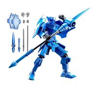 Action Figure Model 5.1 Inch, Multi-Jointed Movable Robot With Interchangeable Hands Tools, 3D Printed Mechanical Toy For Home Office Decoration, DIY Assembly