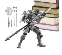 Action Figure Model - Robot Toy with Multiple Joints, Movable Mechanical Collectable, Flexible Pose Movable | Unique Interactive 3D Printed Display for Children and Adults