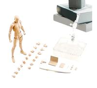 Action Figure Model Set For Artists | Sketching And Drawing Doll With Movable Joints For Realistic Posing | Painting Body Model For Photography Props, Desktop Decor, Art Display