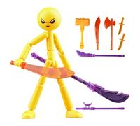 Action Figure - Movable Articulated Model Toy, Collectible Desktop Display Figurine with Sturdy Poseable Joint Structure Design, Dynamic Position Adjustment Function, Ideal for Teens Adults Study Room