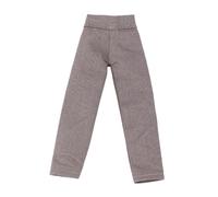 ＡＷＨＡＯ Action Figure Trousers, 1:12 Scale, for 15 Cm Tall Female Figures, DIY Accessory, Loose-fitting Straight-leg Trousers, Doll Clothes, Gray