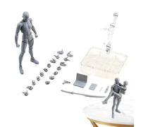 Action Figures Drawing Model, Art Models Figure Drawings Pose Reference, Sketching Actions Figure Model Doll, Body Action Figures with Movable Joints, for Sketching, Painting, Drawing