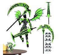 Action Figures for Boys, Cool Action Figures | Multi-Joint Robot 3D Child-Friendly DE | Roman Desk Top Decoration, 3D Printed Toy, 3D Hero Action Figure for All Age Groups, M