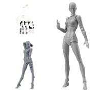 Action FiguresAction Figures 5.11in Movable Joints Flexible Drawing Figures Model with Base Lightweight Posable Drawing Figure for Sketching, Painting, Drawing, Artists (Female)