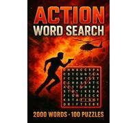 Action Movie Word Search Puzzle Book: 100 Word Finds, 2,000 Hidden Words & Answers: Word Seek Challenge for Adults & Teens - Brain Boost, Stress Relief & High-Impact Film Facts
