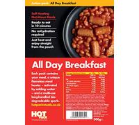 Action Pack Self Heating Meal Pouch All Day Breakfast Meals ready to Eat (MRE)