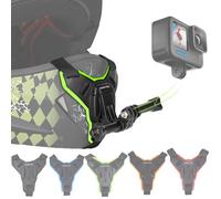 Action Pro™ Helmet Chin Mount Strap Compatible with All Smartphones GoPro Hero 11 10 9 8 7 6 5 4 SJCAM DJI Osmo and All Action Cameras Made in India (Green)