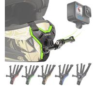 Action Pro Helmet Chin Mount Strap Compatible with All Smartphones GoPro Hero 12 11 10 9 8 7 6 5 4 SJCAM and All Action Cameras (Green)