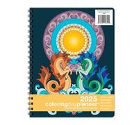 Action Publishing Coloring Day Planner · 2025 Mythical Enchantments · Daily and Weekly Scheduling and Goal Planning, with Fantasy and Fairy Tale Coloring Pages· Jan - Dec (8.5 x 11 inches)