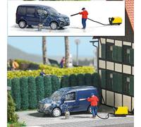 Action Set: High pressure cleaning HO Gauge figures Busch 7825