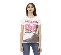 Action Short Sleeve T-shirt - female - Trussardi - T-Shirts - White - M - Tops M