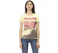 Action Short Sleeve T-Shirt - female - Trussardi - T-Shirts - Yellow - XL - Tops XL
