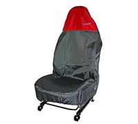 Action Sport Single Universal Car Seat Cover - Red Hood (600D Extra Heavy Duty Seat Covers)