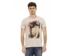 Action T-Shirt - male - Trussardi - T-Shirts - Beige - 2XL - Tops 2XL