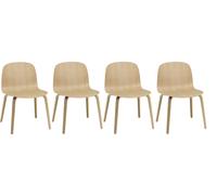 Action Visu Chair Wood Base chair set of 4 Muuto SINGLE PIECES