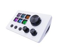 ActionRing Streaming Macro Keypad,Stream Controller Deck,Gaming Shortcut Keyboard, with Customizable 6 LCD Shortcut Keys, 3 Buttons and 3 Knobs, Trigger Actions in OBS/Twitch/YouTube, Windows 10