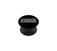Actions Not Words Motivational Latin Saying PopSockets Adhesive PopGrip