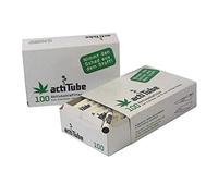 ActiTube Activated Carbon Cigarette Filters 2x9mm Box of 200 - White & Black - One Size