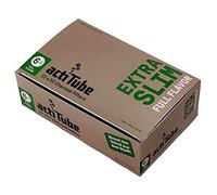 actiTube Activated Carbon Filter Extra Slim 6 mm Diameter 50 Filters per Pack, 1 Display (500 Filters)