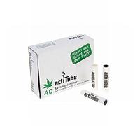 actiTube Activated Carbon Filters, Pack of 40, Activated Carbon Cellulose, White, 2 x 0.7 x 0.7 cm