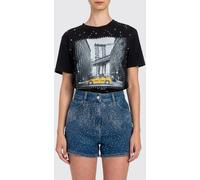 Actitude Twinset Cotton T-shirt with Heart Print - Size: M - female