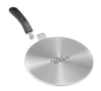 ACTIV CUISINE 7.9 Inch Heat Diffuser for Glass Cooktop, Stainless Steel Induction Adapter Simmer Plate, Gas Stove Converter Disk with Detachable Handle