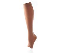 Activa Class 1 Below Knee Support Stockings Medium Sand Open Toe 14-17 mmHg