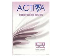 Activa Class 1 Unisex Socks (Closed Toe) Black Small