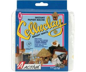 ACTIVA PRODUCTS CELLUCLAY BRIGHT WHITE 1 LB PACKAGE (Set of 3)