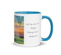 Activated Affirmation Mug, Heartfelt Wishes Fulfilled, Gift for him or her, Dandelion Seeds, Making a Wish, Manifestation