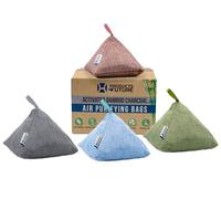 Activated Bamboo Charcoal Bags 4x200g Cube