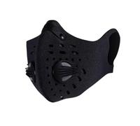Activated Carbon Anti Pollen Allergens Face Mask With Pm2.5 Filtrate, Exhaust Gas Protection, Foldable Half Design for Running Cycling Outdoor Activities, Black