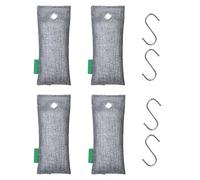 Activated Carbon Bag - Reusable Odor Absorber Set 6.5x16.5cm Double Layer Breathable Fabric, Lightweight 50g Each, Indoor Air Purifying Deodorizer For Living Room Bedroom Wardrobe Shoe Cabinet Kitchen