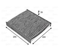 Activated Carbon Cabin Air Filter VALEO Fits AUDI A1 Seat Skoda VW 2006-