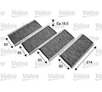 Activated Carbon Cabin Air Filters x4 VALEO Fits BMW 3 Series E90 E92 E93 2007-