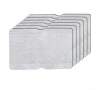 Activated Carbon Dryer Filter Cotton 6-Pack Black | Fits for beko, for grundig, for blomberg, traps for lint effectively, extends dryer life, prevents clogs, efficient airflow