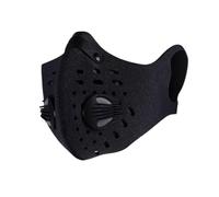 Activated Carbon Face Mask for Dust, Pollution, Anti Pollen Allergens, Exhaust Gas Filtrate PM2.5 for Running Cycling Outdoor Activities - Keep Warm, Black