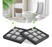 Activated Carbon Filter, Compatible with Active Carbon Filter for Geberit Balena 8000 and AquaClean 8000plus, Ideal Compatible Replacement (Pack of 2)