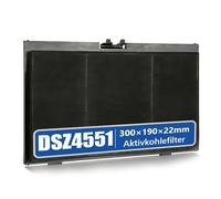 Activated Carbon Filter for Bosch DSZ4551, Siemens LZ45510 11025805 11008080 17006837, Neff Z54TC01X0, Constructa CZ5145X5, Junker JZ5145X5