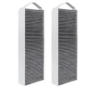 Activated Carbon Filter Pack of 2, Activated Carbon Filter Compatible with Bora Pure/X/S Pure, Suitable for PUREe Extractor Replacement Filter Accessories, 5-Layer Filter Replacement for Bora