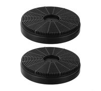 Activated Carbon Filter Pair 2PCS for Kitchen Range Hood, 160x30mm Size, Made for Efficient Absorption and Fresh Air Maintenance