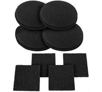 Activated Carbon Filter Set for Kitchen Compost Buckets, Includes 4 Square and 4 Round Filters to Control and Promote Sustainable Waste ManagementDeft Processed