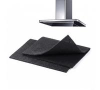 Activated Carbon Filter Sheets 2 Pack, Non-Woven Kitchen Vent Filter | Fit Cooker Hood,for Grease Absorption and Odour Reduction, for versatile Replacement Filter for Recirculating Range Hoods