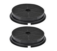 Activated Carbon Filters 2PCS for Kitchen Range Hood - Efficient Absorption and Design for Long-Term Use (195 * 35mm)