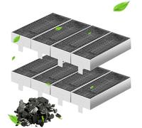 Activated Carbon Filters for Siemens HZ9VRCR0, 8PCS Cooker Hood Ventilation Filter Compatible with Bosch HEZ9VRCRO/17004805 NEFF Z821VR0/17004806 Constructa CZ9VRCRO/17006669