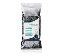 Activated Carbon from Coconut 1.1 kg, Activated Carbon Granulate for Plants, Aquariums, Cosmetics, Alcohol | Removes Chlorine, Pollutants, Odours and Unwanted Flavours -2L