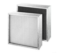 Activated Carbon HEPA Filter 14x14x4 for Pet Activated Carbon | 99.97% filtration efficiency, captures 0.3 particles, dust pet dander removal, compatible with Enviroklenz